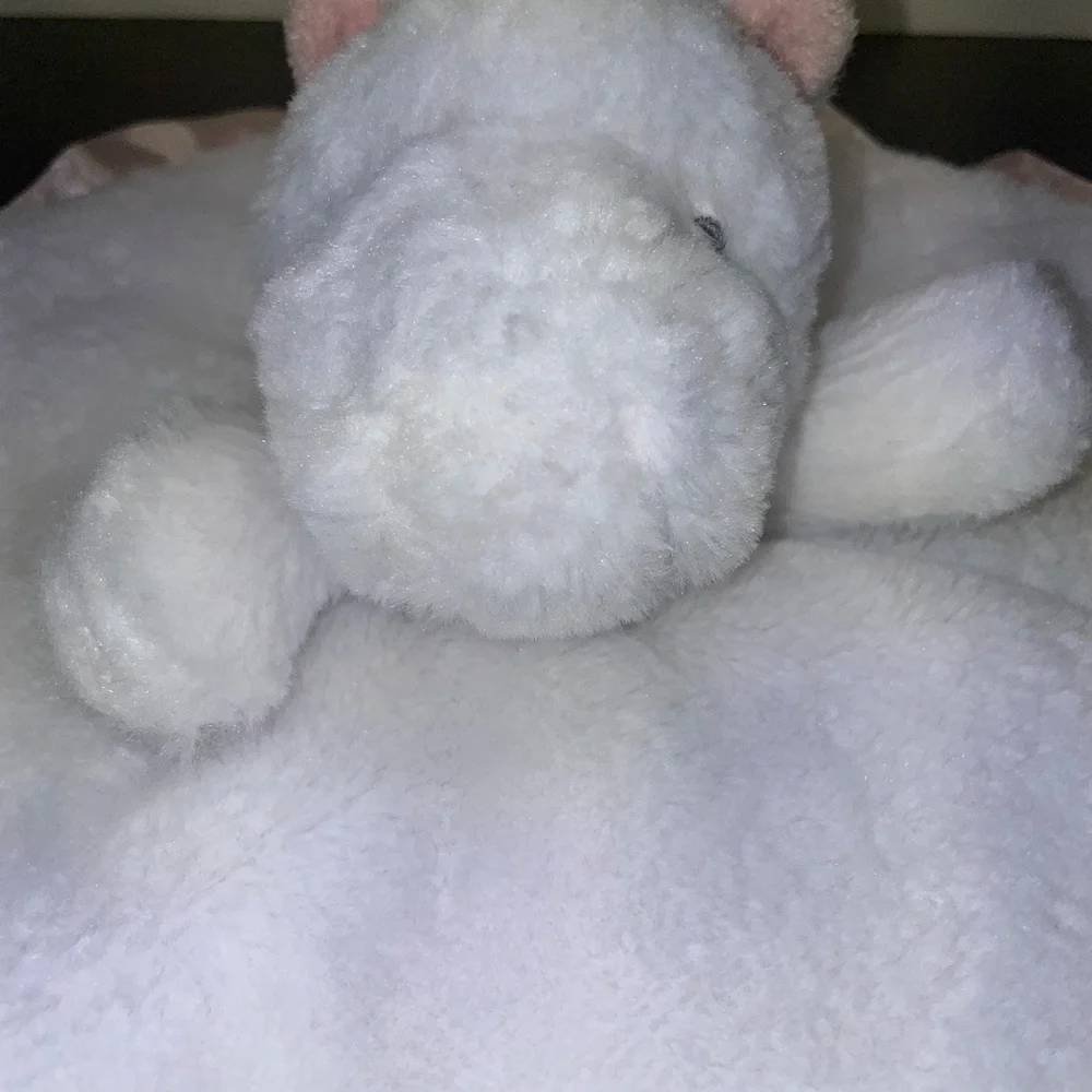 Cloud Island Unicorn Security Blanket Soft Lovey‎ Pink White Satin Target 14”